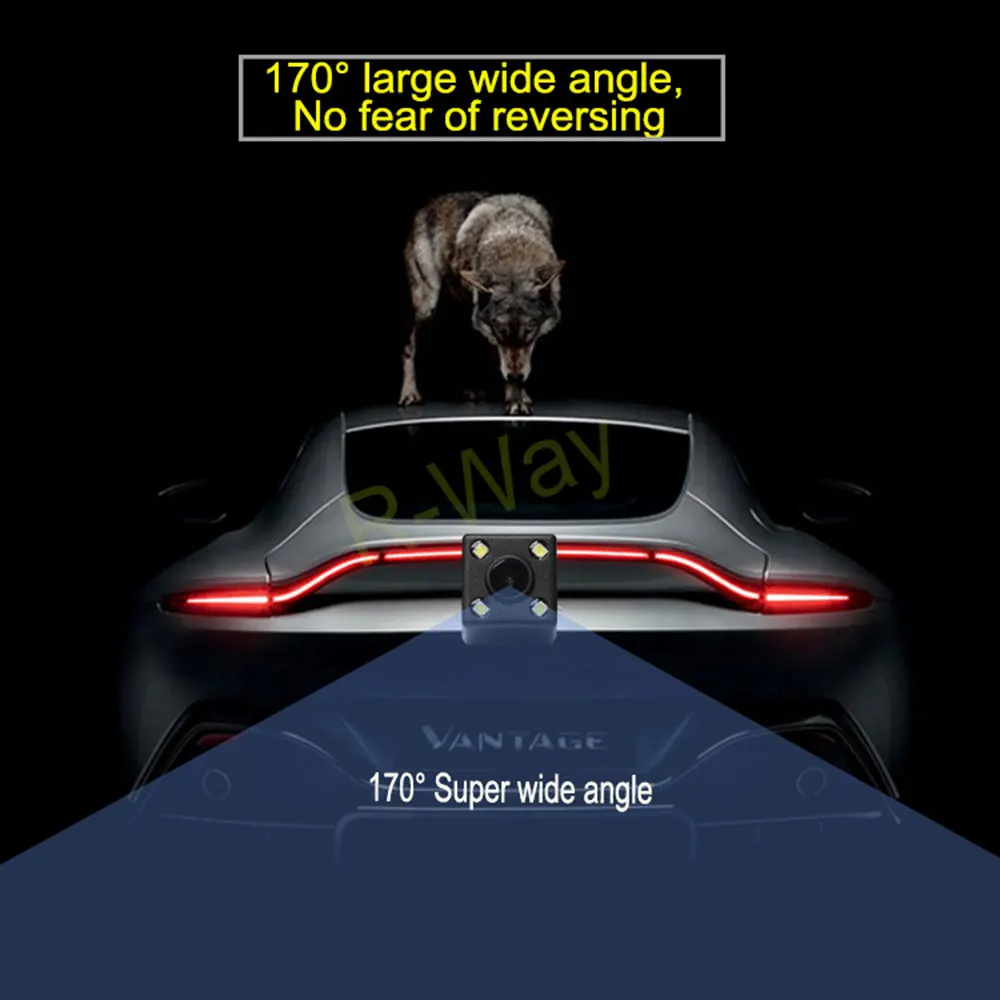 R Way для Toyota Prado 2013 2018 (без запасной шины) HD Автомобильная CCD камера заднего вида