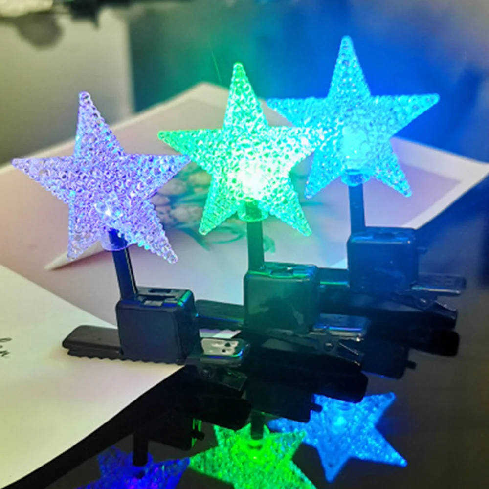 Светодиодная светящаяся шпилька для волос в форме рога 1 шт. | Красота и здоровье