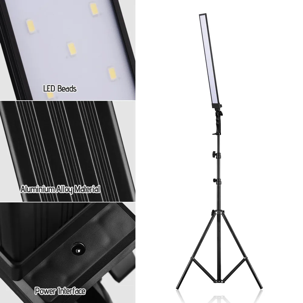 Andoer LED Lighting Kit 5500K CRI 85 90Pcs 30W Beads Dimmable Photography Ring Light for YouTube Studio | Электроника
