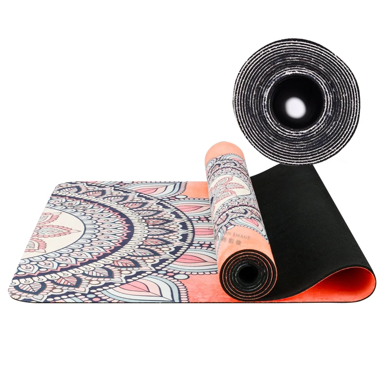 1 мм коврик для фитнеса и йоги профессиональные Резиновые Нескользящие коврики