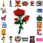 10 шт. серия мессикан популярные модные сандалии украшения змеи Роза лягушка Мобильная тележка