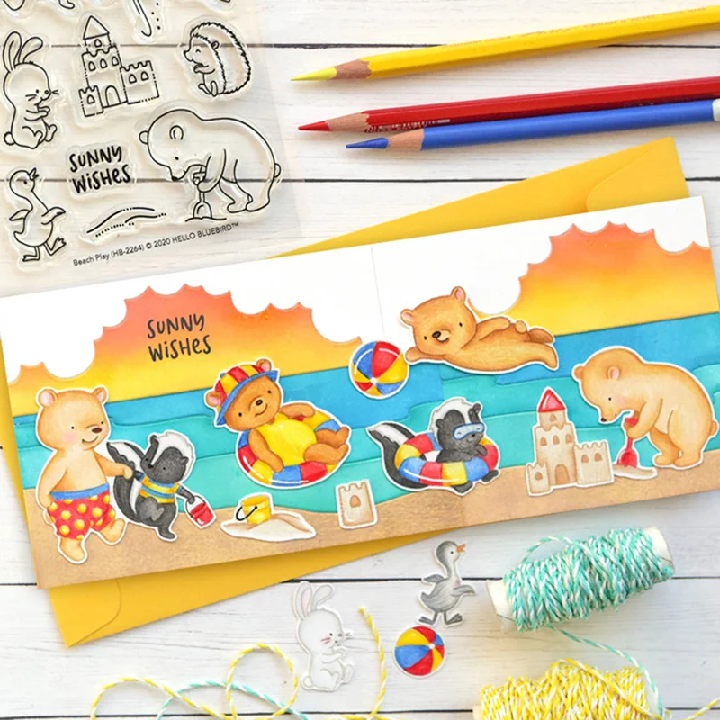 С изображением неба и подключен металлический Трафаретный вырубной штамп