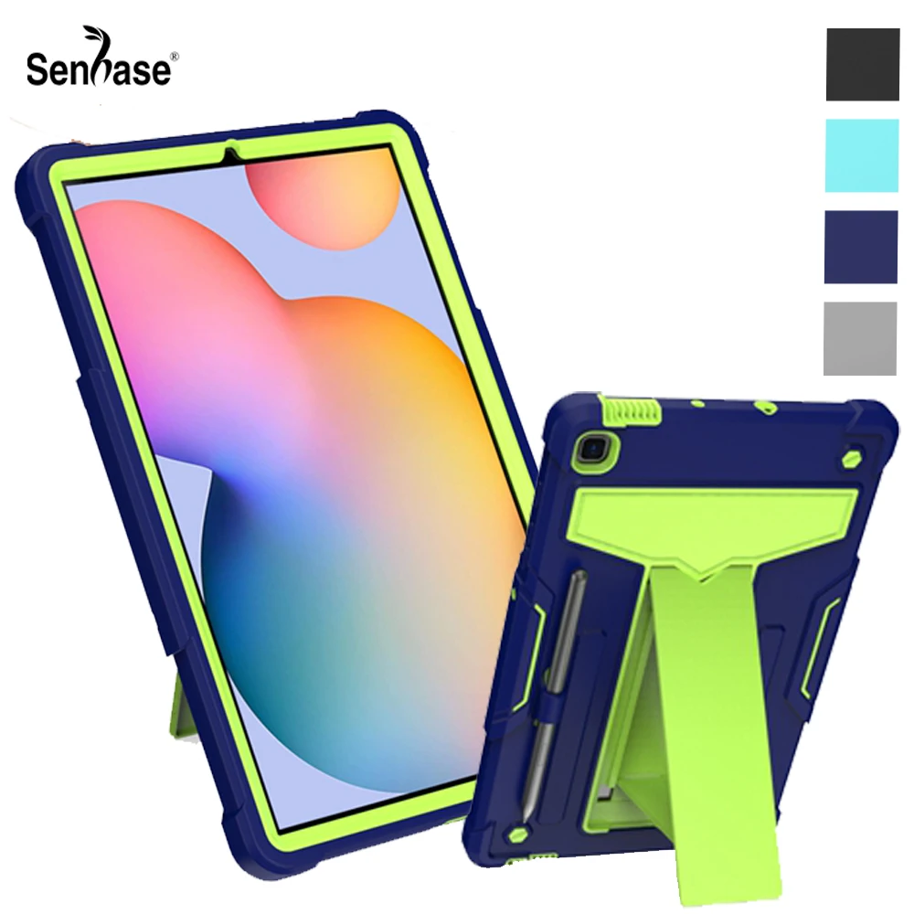 Детский безопасный силиконовый гибридный противоударный чехол для планшета Samsung