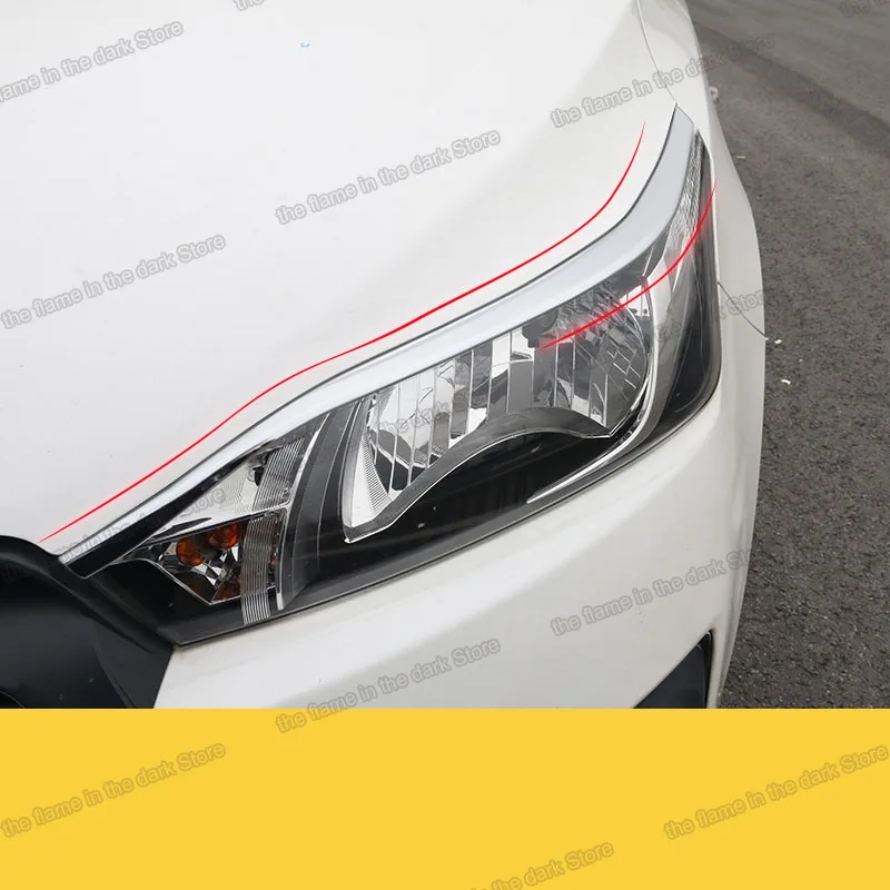 Lsrtw2017 abs автомобилей головной светильник планки задний для Тойота ярис 2013 2014 2015 2016