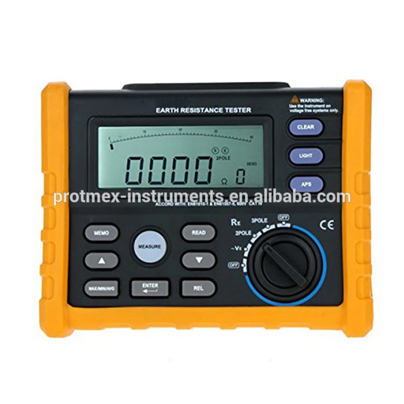 

Analog Bars Display Digital Earth Resistance Tester MS2302