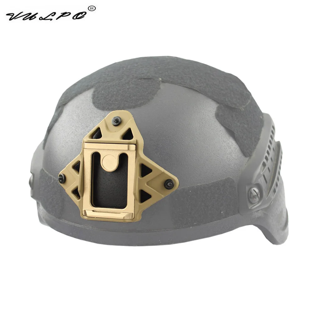 

VULPO New Style Tactical Helmet Vas Shroud Three-Hole NVG Mount Adapter Fit For FAST MICH ACH Helmet BK DE FG Green