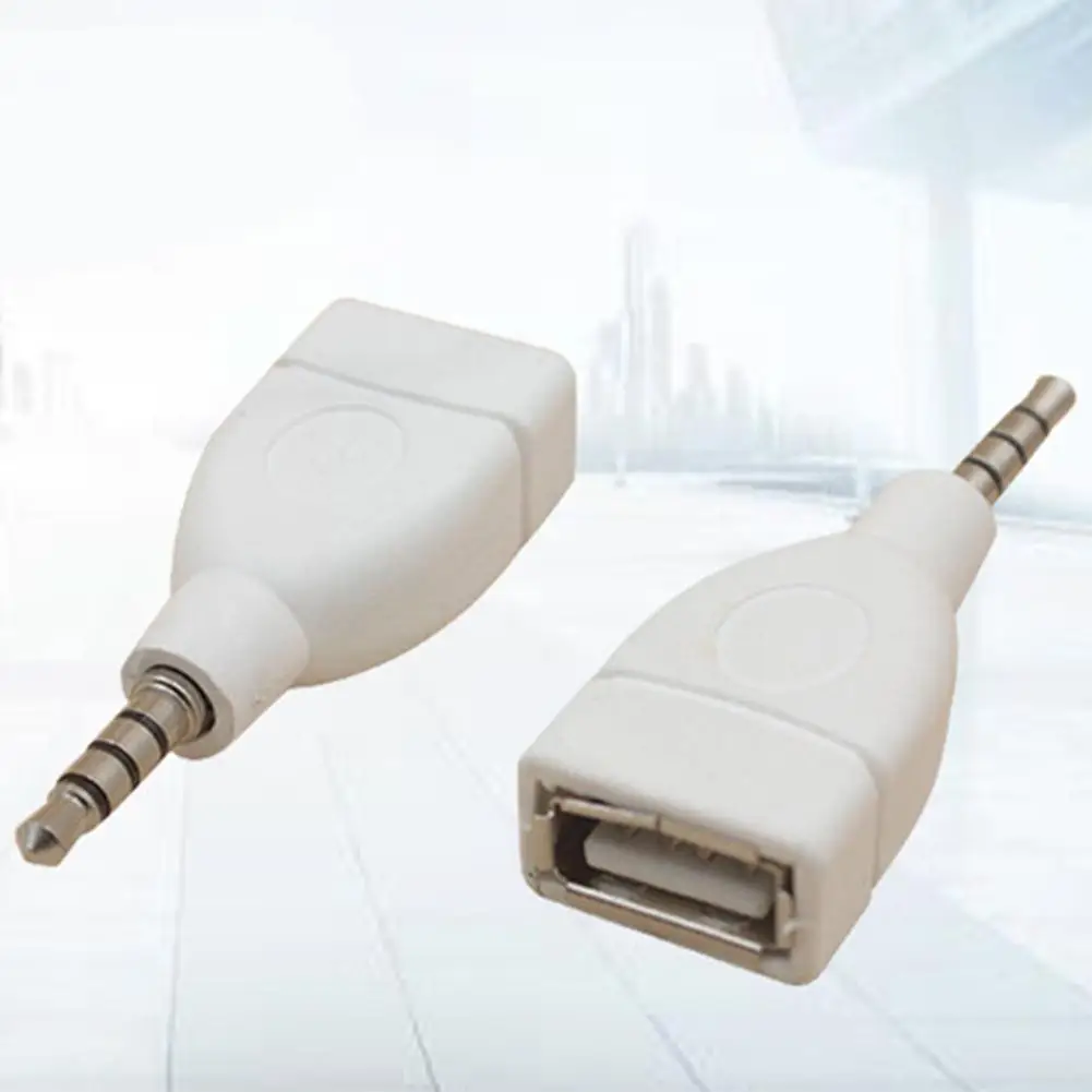 

Car USB female to DC3.5 audio converter Auxiliary earphone audio adapter K5C5