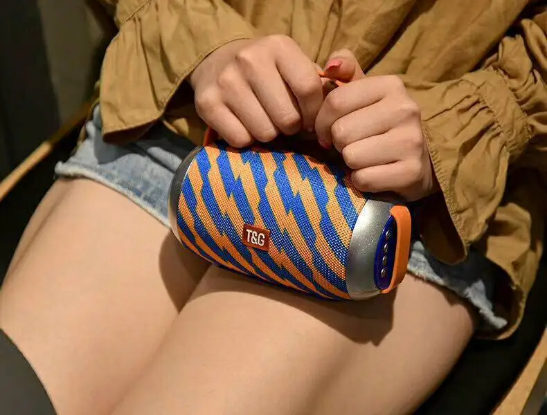 2018 USB Bluetooth динамик мини беспроводной громкий трещины светодиодный TF Сабвуфер