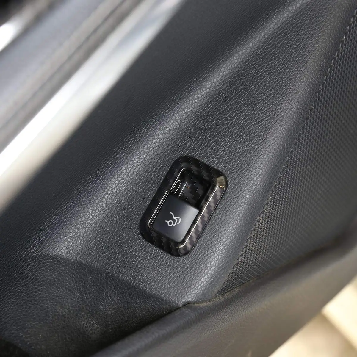 Стильная крышка кнопки переключателя стеклоподъемника из АБС-углеволокна для