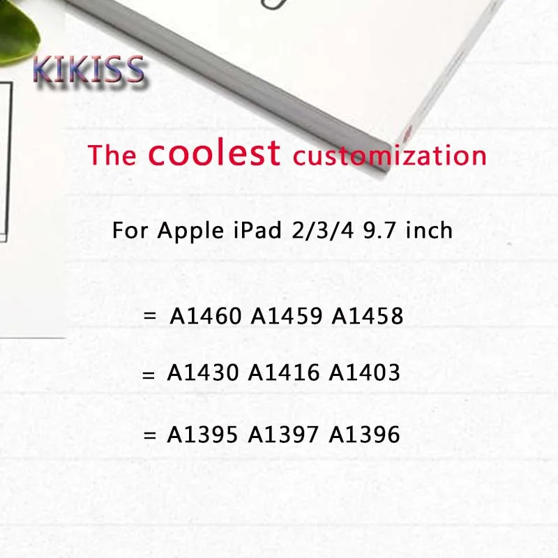 For i Pad234 Customized DIY Tablet Cover For iPad Mini 2 3 4 5 6 Ari 1 2 Pro 10.5 11 9.7 Case For ipad 9.7 10.2 Silicone Case - Цвет: For i Pad234