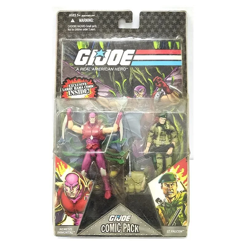 

3.75inch Original G.I. Joe Lt.Falcon VS Nemesls Immortal Model toy Action FiguresTransformation toys for children gift