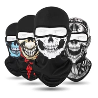 skull print headscarf full face outdoor fishing hiking cycling neck guard