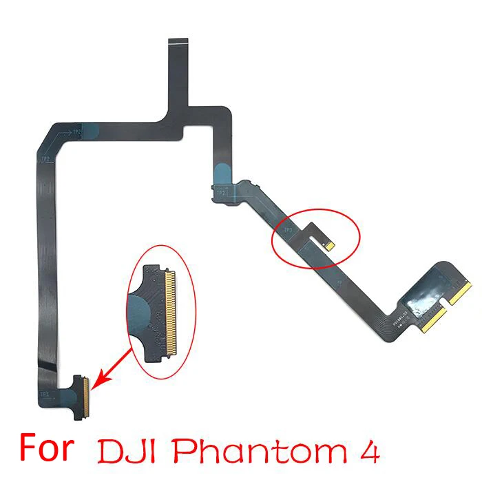 Phantom 4 Плоский кабель для Dji Phantom 4 gimbal соединительный, гибкий ленточный кабель Замена для RC частей - Цвет: Blue Sticker -Origi