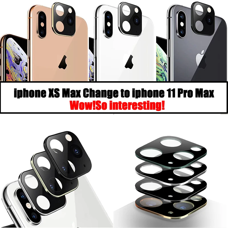 Чехол для камеры iphone X/XS Max Замена на 11 Pro Защитная крышка объектива камеры|Бамперы|