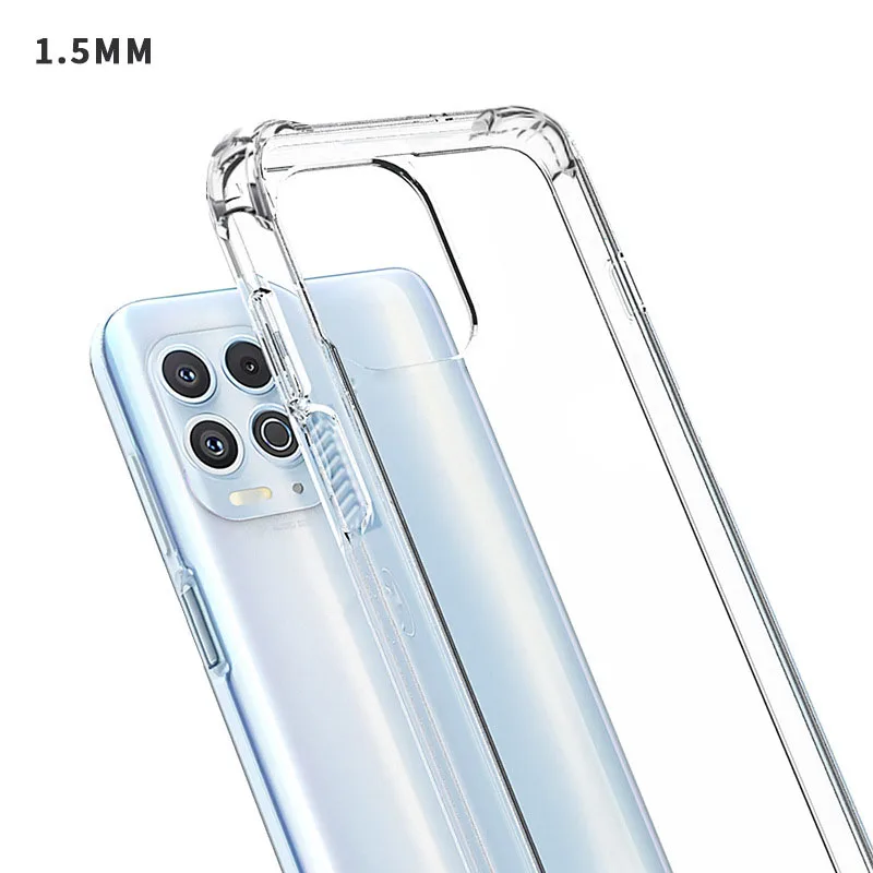 40pcs acrylic+tpu cases for phone Moto One Fusion Plus/E6s/E6 play/one zoom case transparent cover covers different mix models