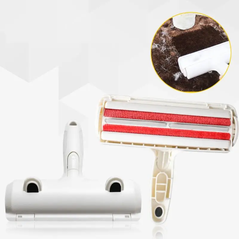 С рисунком собачки и котика двусторонняя щетка для удаления шерсти поглощения