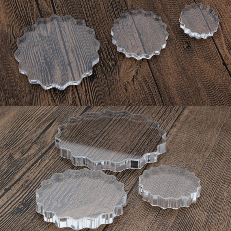 Акриловый прозрачный штамповый блок резиновый силиконовый чехол бампер с штампы