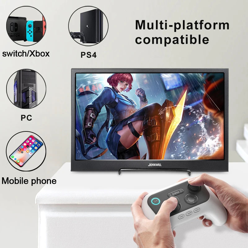 HDMI монитор портативный 13,3 дюймов 2K для ПК PS4 Xbox 360 Raspberry Pi 3 B 2B ips lcd светодиодный экран ноутбука