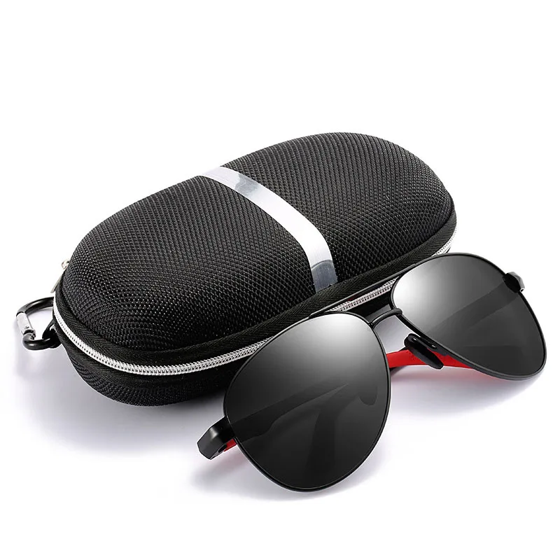 

New Fashion Sunglasses Men Brand Design Popular Sun Glasses Men's Aluminum Alloy Frame Poalrized Mirror UV 400 Eyeglasses