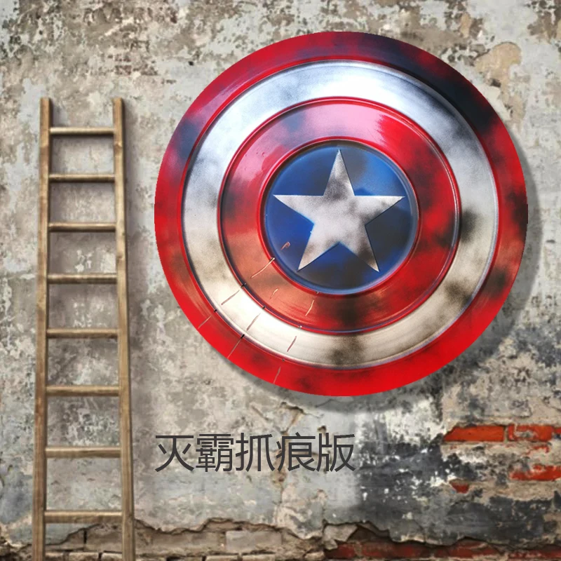 Мстители Endgame Капитан Америка Стив Роджерс щит Косплей Опора металлический