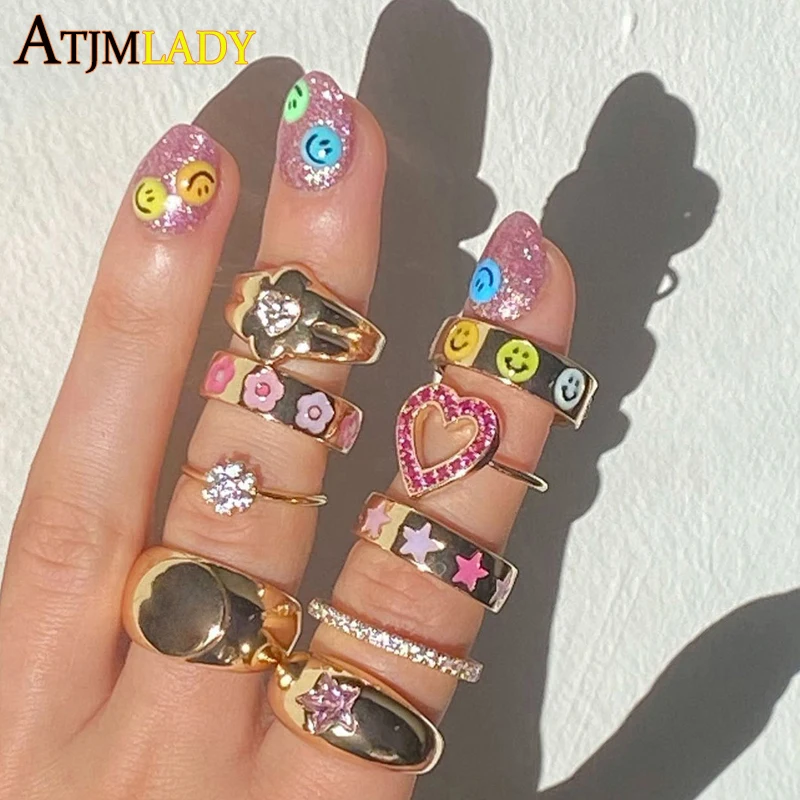 Оптовая продажа неоновый эмаль Цвет Фул золотой цвет милый прекрасный в форме