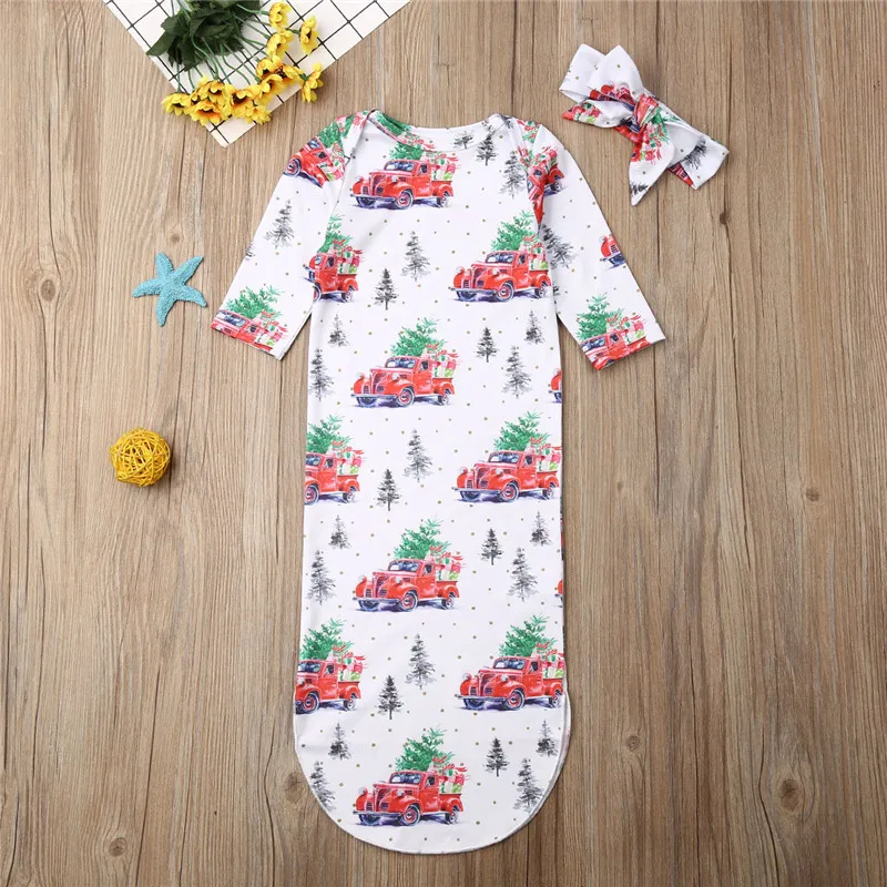 

Newborn Baby Girl Boy Flower Printed Sleeping Bag Autumn Winter Warm Swaddle Wrap Blanket New Sleeping Bag+Headband/Hat Set 0-6M