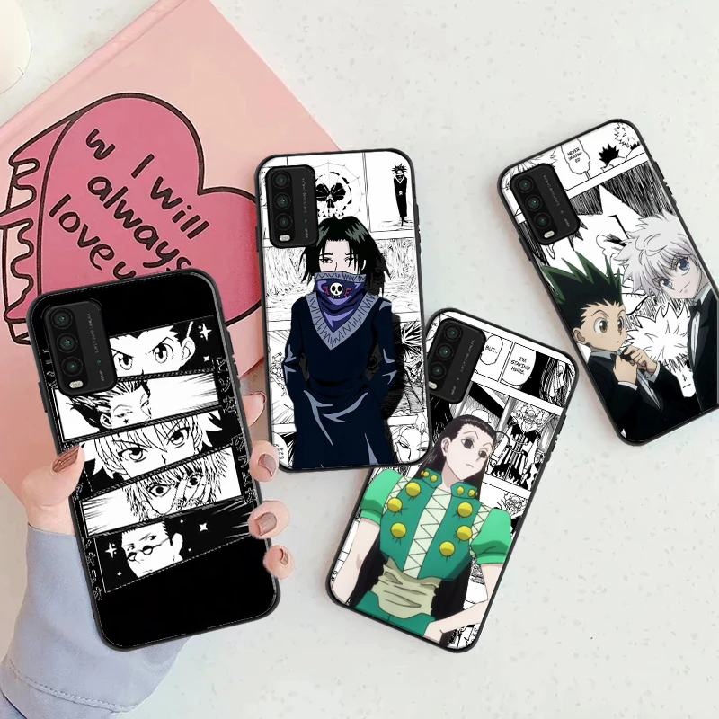 

Amine Hunter X Hunter Killua HXH Case Funda For Xiaomi Redmi 9 9i 9AT 9T 9A 9C Note 9 9T 9S 9 Pro Max 9 Pro 5G Back Cover Coques