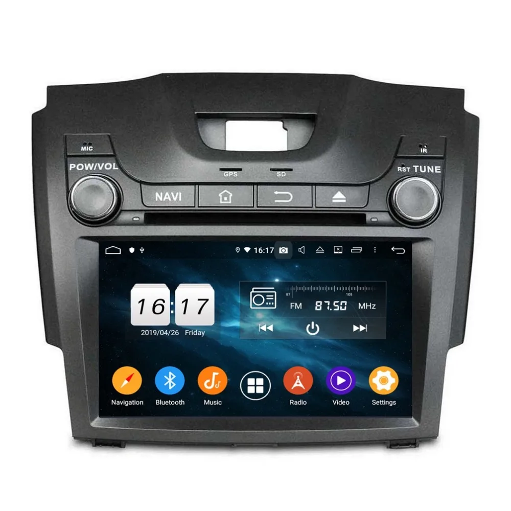 Автомагнитола 8 дюймов ядер Android 0 1 DVD плеер GPS для Chevrolet S10 Isuzu D Max 32 ГБ навигация 4 Гб