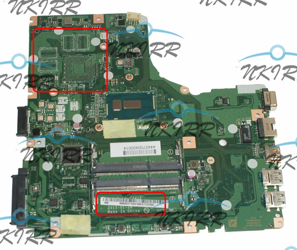 A4WAB LA-C341P NBMXR11003 NBMXR11002 NB.MXR11.003 NB.MXR11.002 I3 Процессор материнская плата для ноутбука Acer