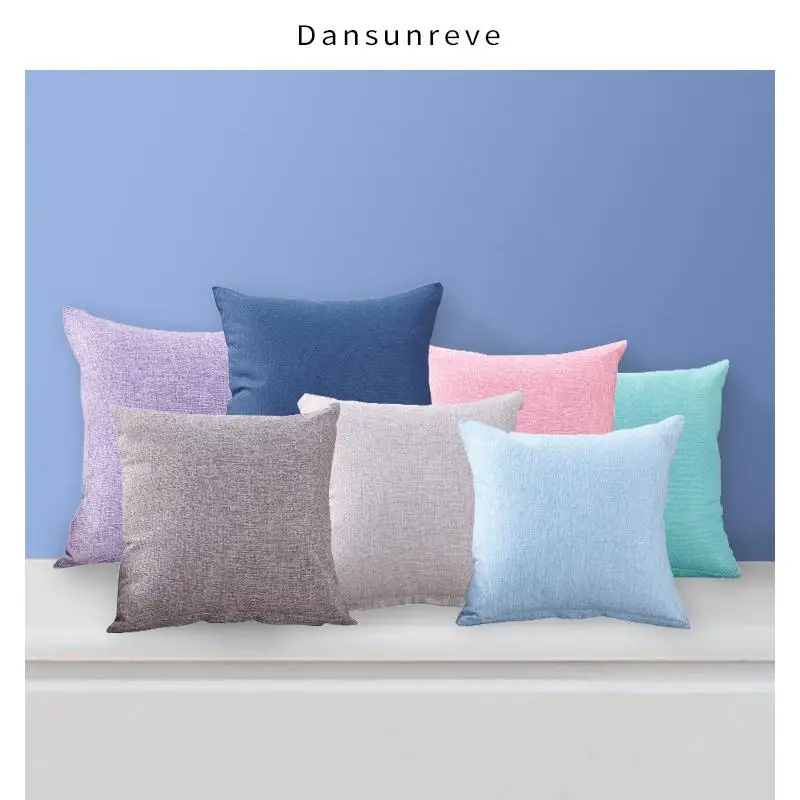 Dansunreve 1 шт. наволочка для подушки 40x40 45x45 см белье чистых тонов больше цветов на