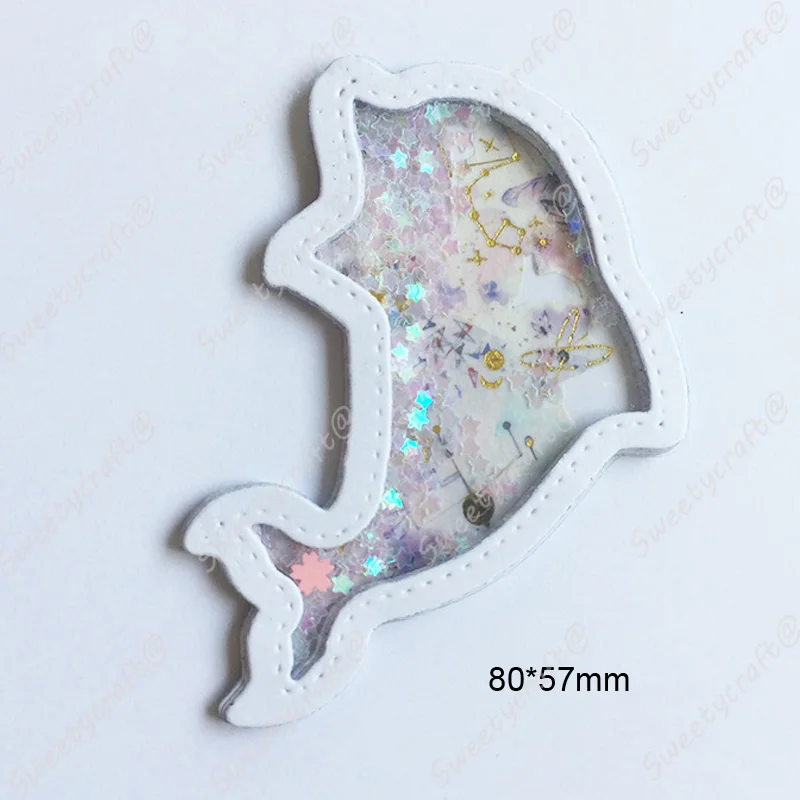 Встряхните металлические резные штампы ярлыки со слоном рамка для скрапбукинга