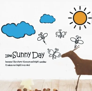 С абстрактным рисунком в виде солнца белые облака пчелы солнечный день