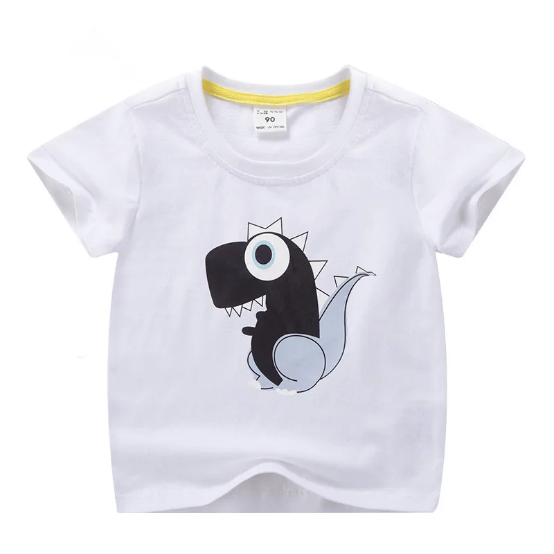 

VIDMID Children Short Sleeve T-Shirt Spring Summer Cotton Kids Tees top Cartoon Baby Boys Girls T-Shirt 1- 6Years Kids Clothes