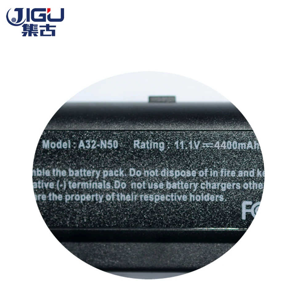 JIGU Аккумулятор для ноутбука ASUS A32-N50 A33-N50 N50 N51 N50VC N50VN N51S N51A N51V N51VN N51VF N51TP 90NQY1B1000Y