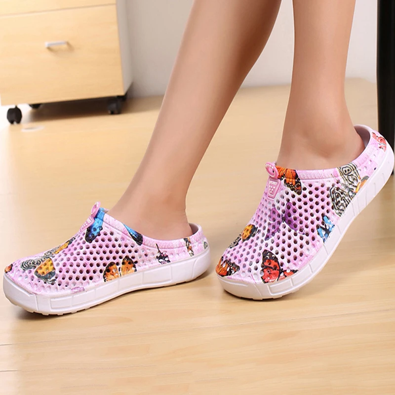 

2020 Womens Casual Clogs Breathable Beach Sandals Valentine Slippers Summer Slip On Women Flip Flops Shoes Home Shoes For Unisex