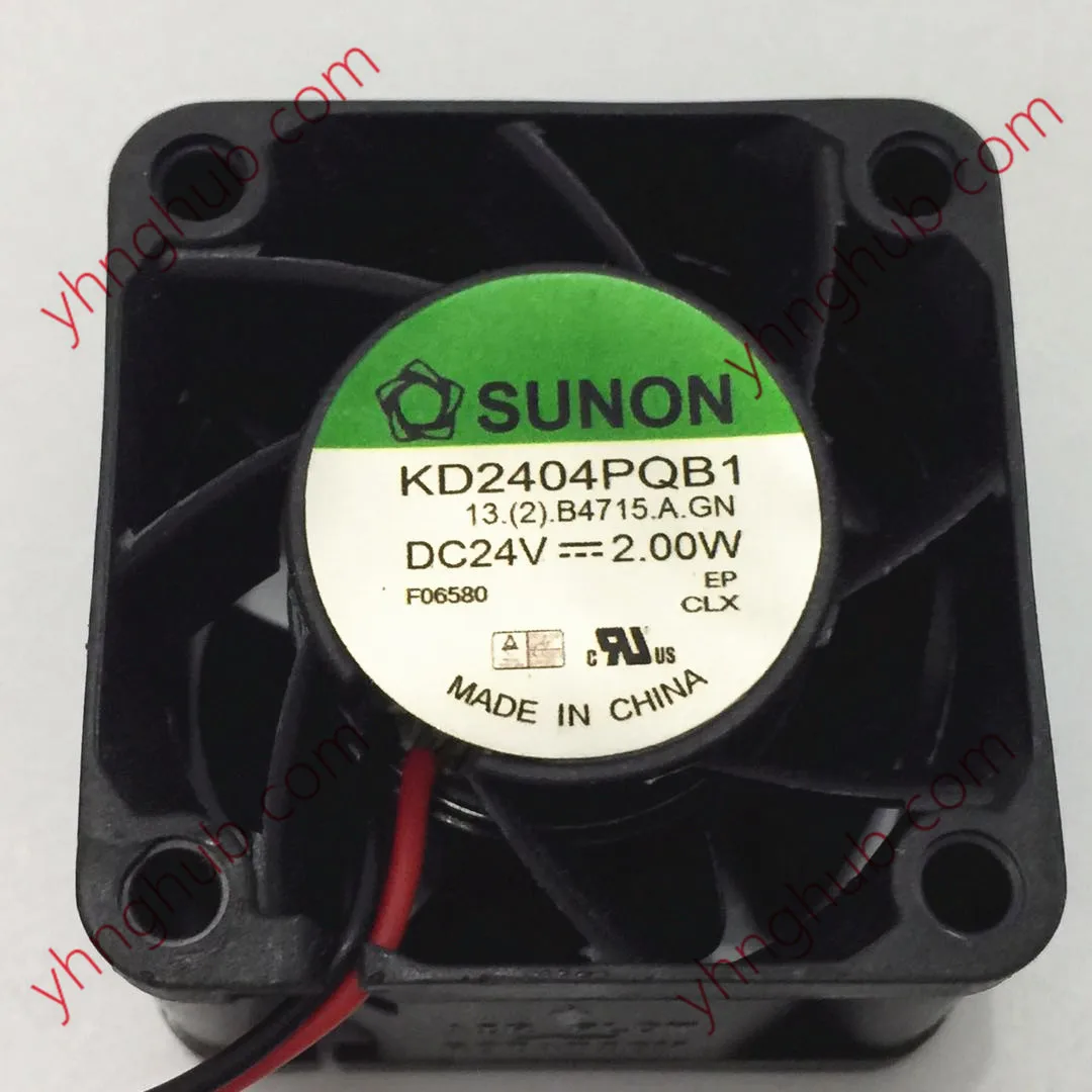 SUNON KD2404PQB1 13.(2).B4715.A.GN 24 В постоянного тока 2 0 Вт 40x40x28 мм 2-проводной Вентилятор