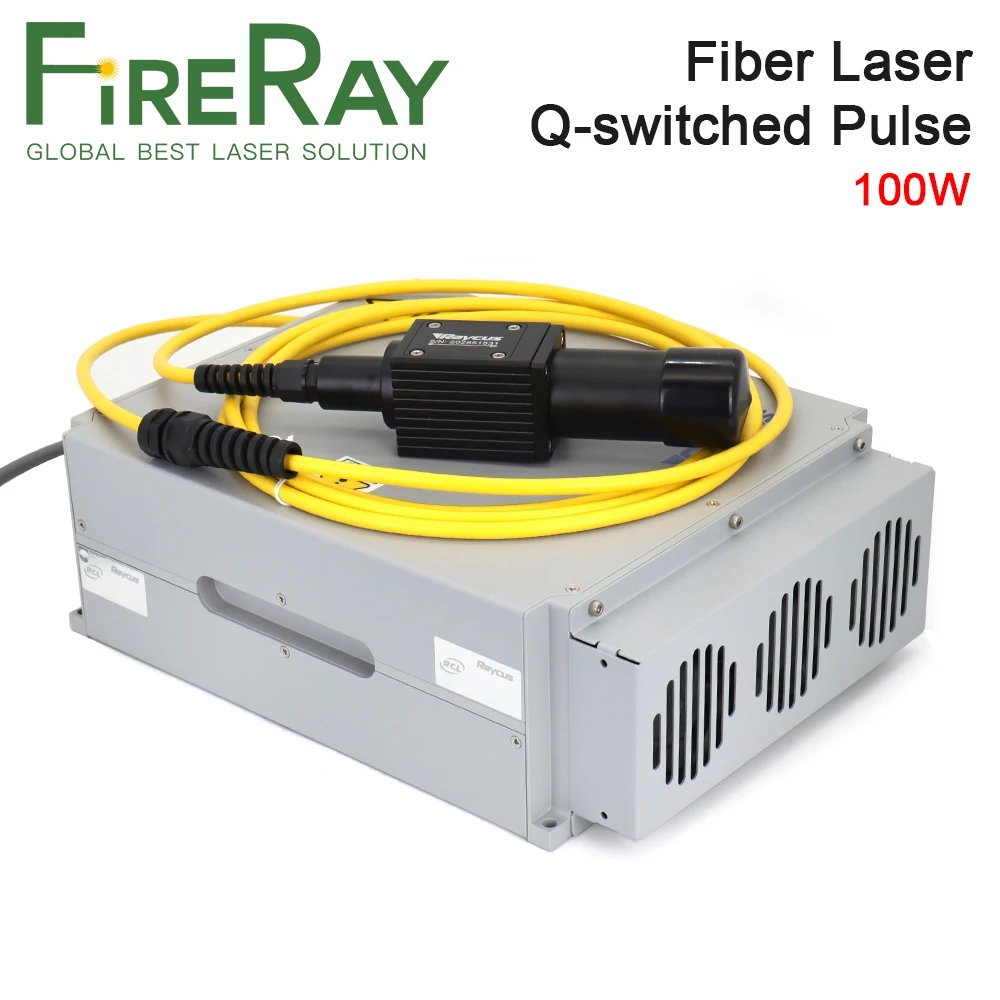 Фирменный импульсный оптоволоконный лазерный источник FireRay Raycus 100 Вт нм