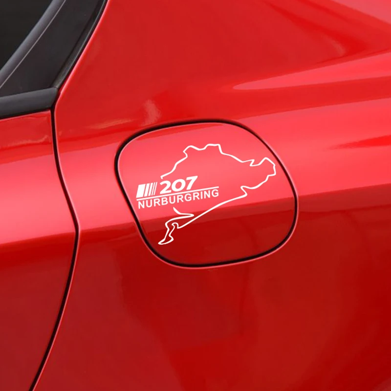 Виниловые Стикеры для крышки топливного бака автомобиля водонепроницаемые