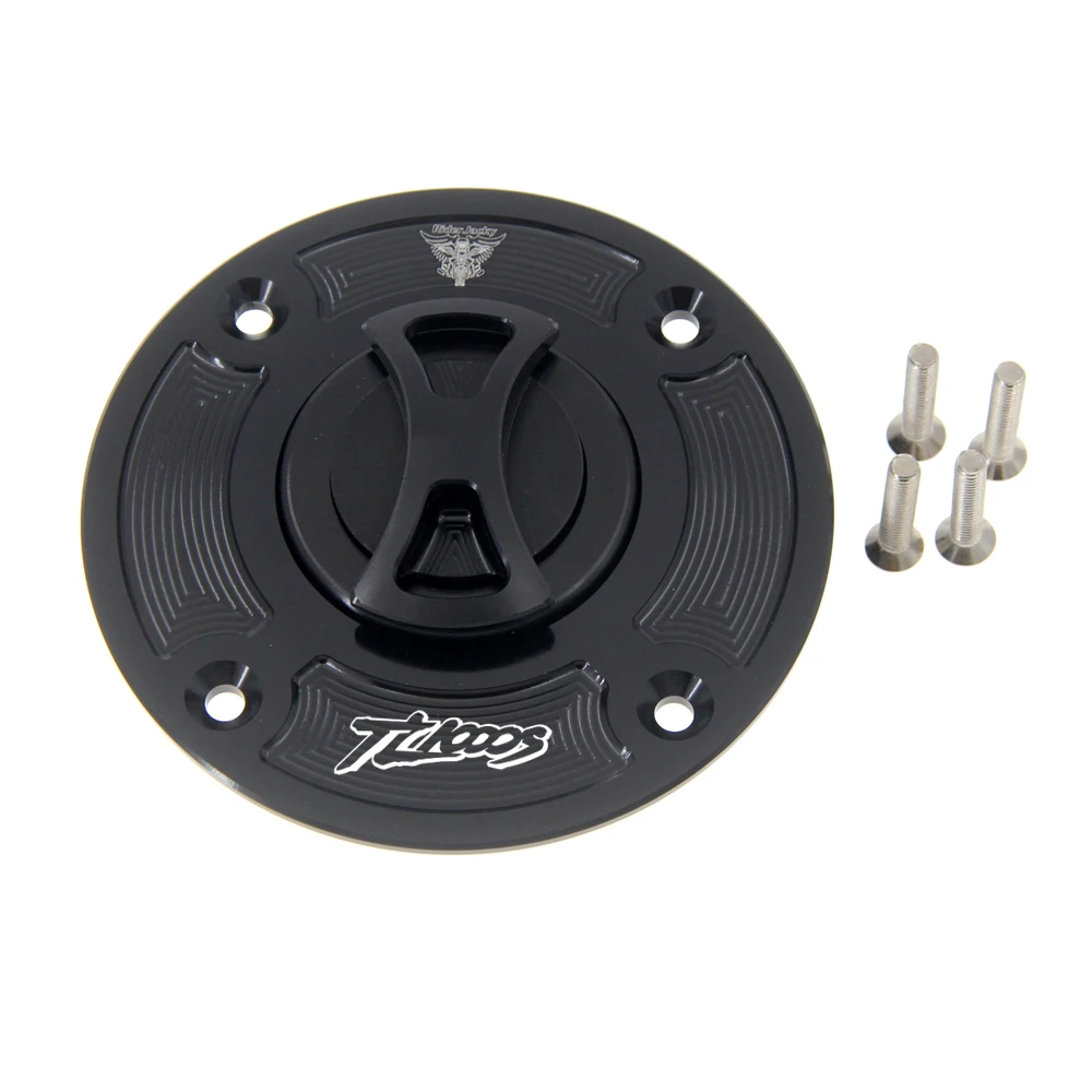 

Motorcycle CNC Aluminum Fuel Gas Tank Cap Keyless Cover For Suzuki TL1000 S TL1000S 1997-2001 1998 1999 2000