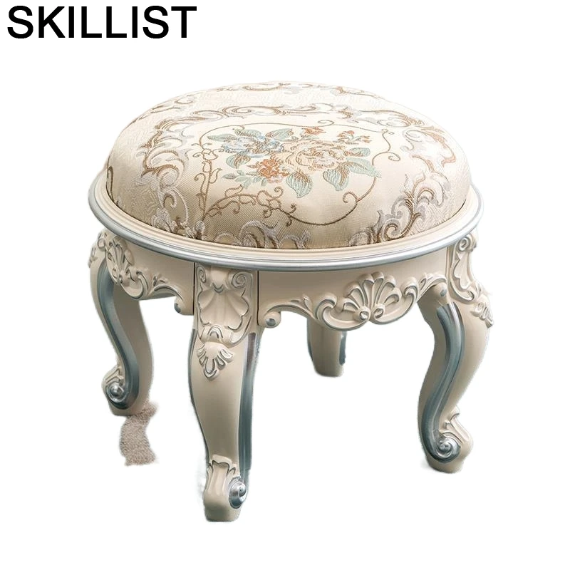 

Rangement Dressing Small Cover Banco Zapatero Taburete Vanity Chair Banquinho Storage Poef Ottoman Tabouret Sgabello Foot Stool