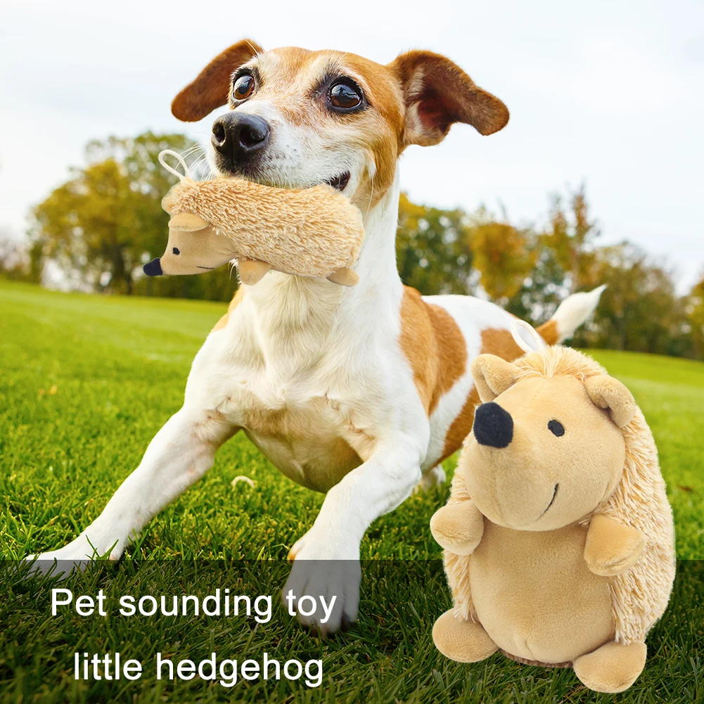 Мягкая плюшевая игрушка для собак Hedgehog маленькие и большие собаки интерактивные