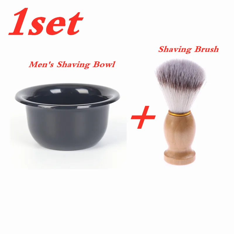 

Чаша для бритья для мужчин, кружка для мыла, держатель инструментов для чистки лица, мужской прибор для бритья, Парикмахерская, с щеткой для ...