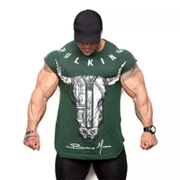 hetuaf tight mens 2019 gym mens clothing t shirt top fitness fitness summer t shirt brand fitness muscle brother new brand clo