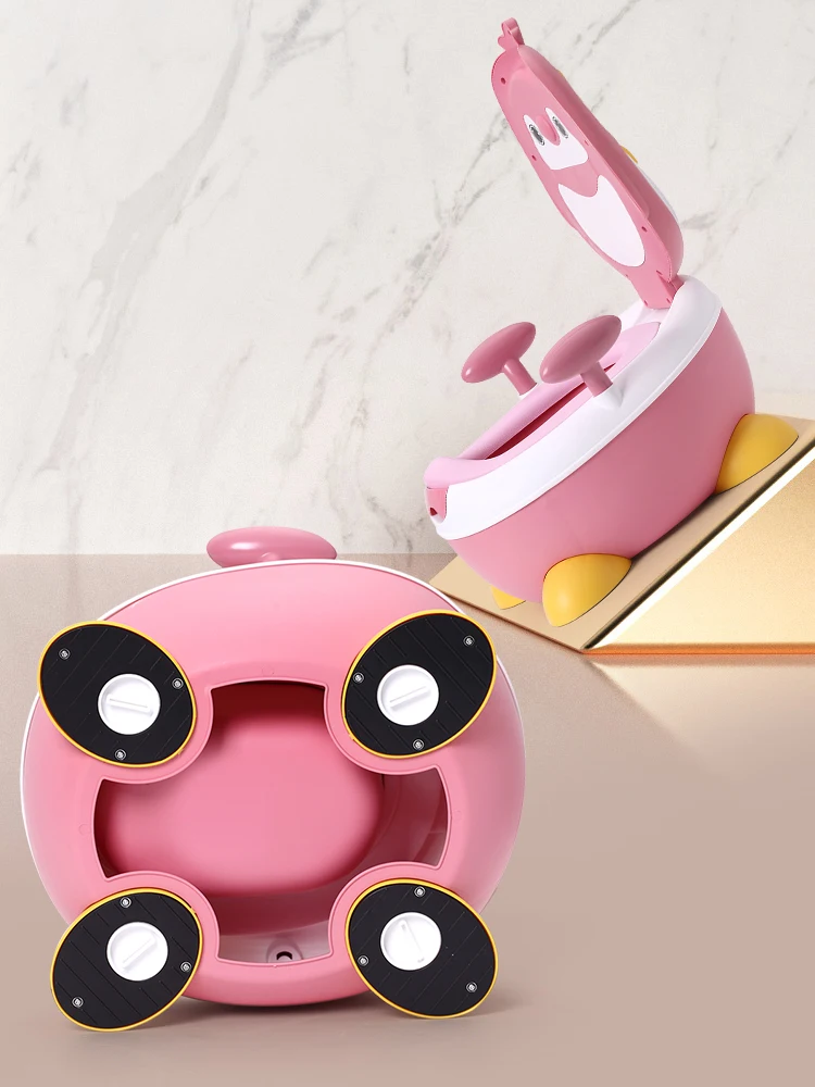 Большой мультяшный Детский горшок тренировочный туалет пластиковое детское