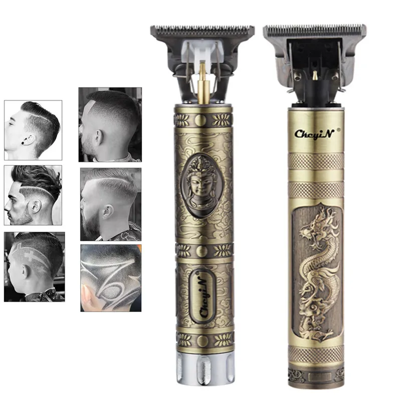 

USB Rechargeable T9 Baldheaded Hair Clipper Electric hair trimmer Cordless Shaver Trimmer 0mm Men Barber Hair Cutting Machine
