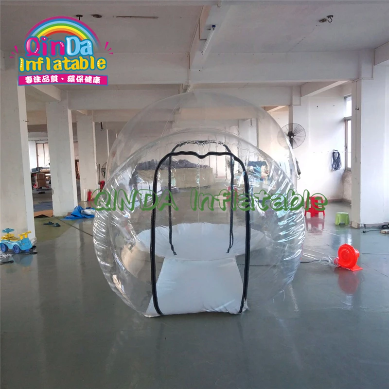Kaufen Outdoor Kabine Haus Camping Transparent Iglu Kuppel Klar Blase Aufblasbare Hotel Blase Lodge Zelt Für Verkauf