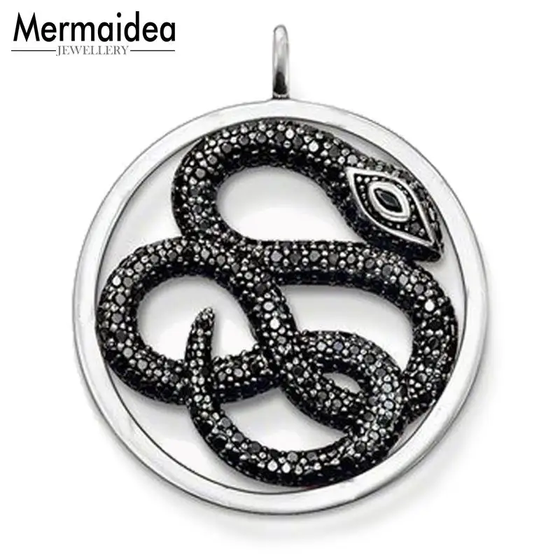 Кулон черный Змеиный диск 2020 совершенно новая мода Любовь ювелирные изделия