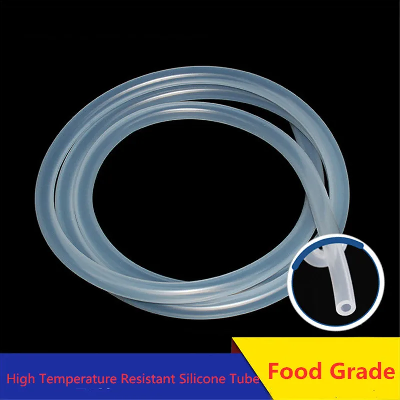 

1 Meters Transparent Food Grade Silicone tube 2 4 6 8 10 12 Flexible Garden Rubber hose Aquarium Soft Tubing Hose