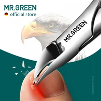 mr green nail clippers toenail cutters pedicure manicure tools anti splash ingrown paronychia professional correction tool sets