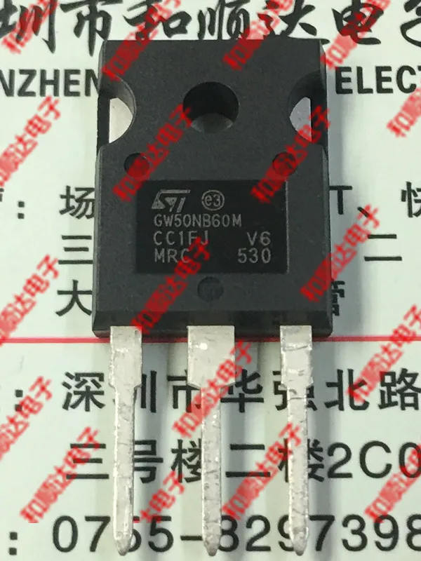 

10 шт./лот GW50NB60M STGW50NB60M, новый запас TO-247 600V 50A